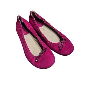 Diane Von Furstenberg DVF Ballet Flats Bows Suede